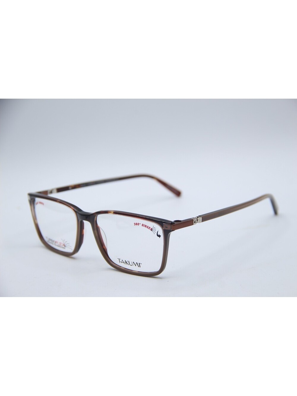 Takumi Tk1187 10 Brown Authentic Eyeglasses 55-16